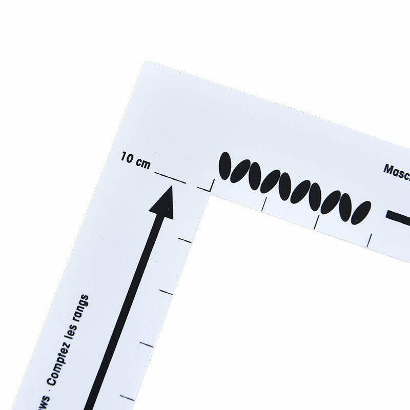 Knitting Gauge Converter Knit Counter Weaving Ruler Density Ruler For KnittiBDD