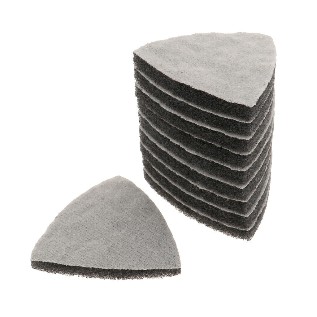20 Pieces Heavy Duty Industrial Scouring Pad Sponge Sandpaper Grinding Tool