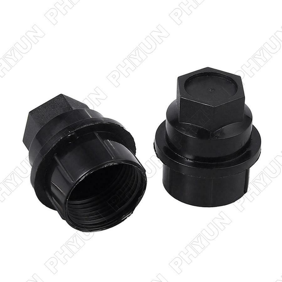 24x Black Lug Nut Covers Cap For Chevy GMC Silverado 1500 2500 Truck 15646250