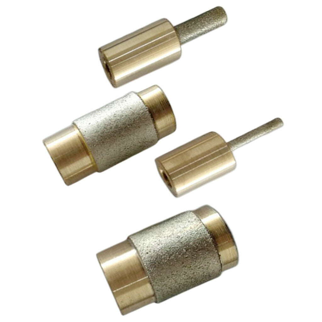 4Set Metal Alloy Glass Grinder Head Bit Tile Glass Diamond for Grinders