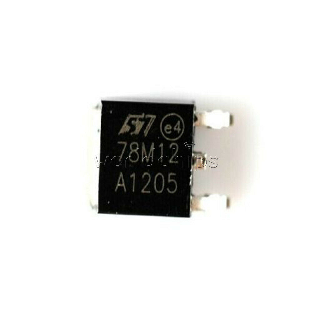 50PCS 78M12 IC REG LDO 12V ST TO-252 NEW DATE CODE :12+ New