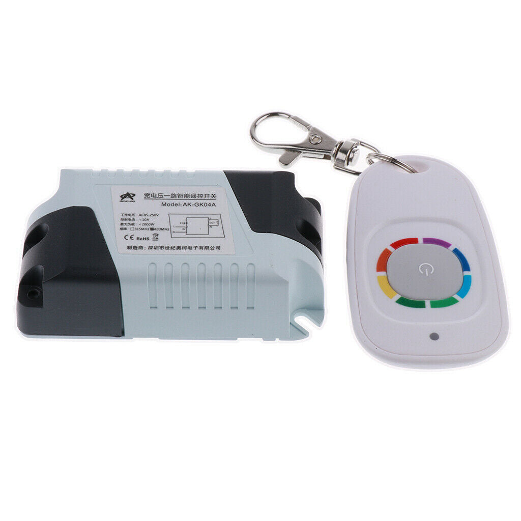 Wireless Remote Control Switch DC15-120V 10A 415MHz Transmitter with Receiver
