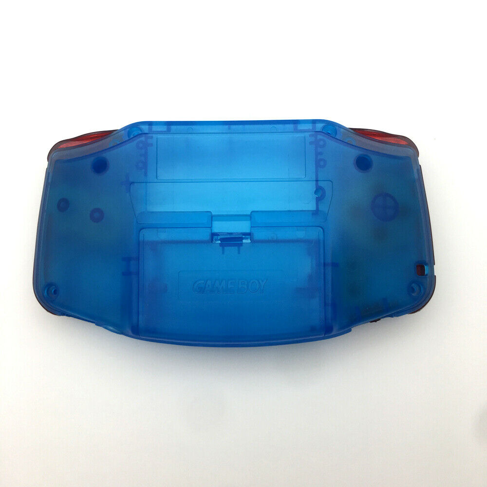 Luminous Clear blue Super Mario Housing Glow Shell Cover for Gameboy Advance GBA