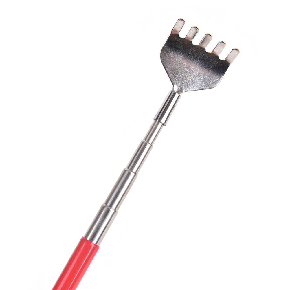 New Metal Stainless Steel Back Scratcher Telescopic Extendable Claw Extend.l8