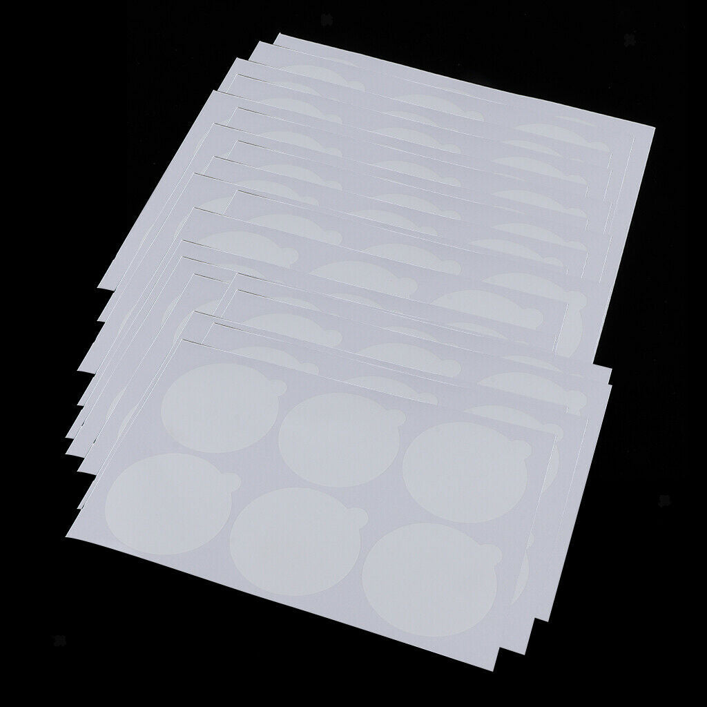 Packs of 4Pcs Professional Glue Cover Stickers for Eyelash Extensions Grafting