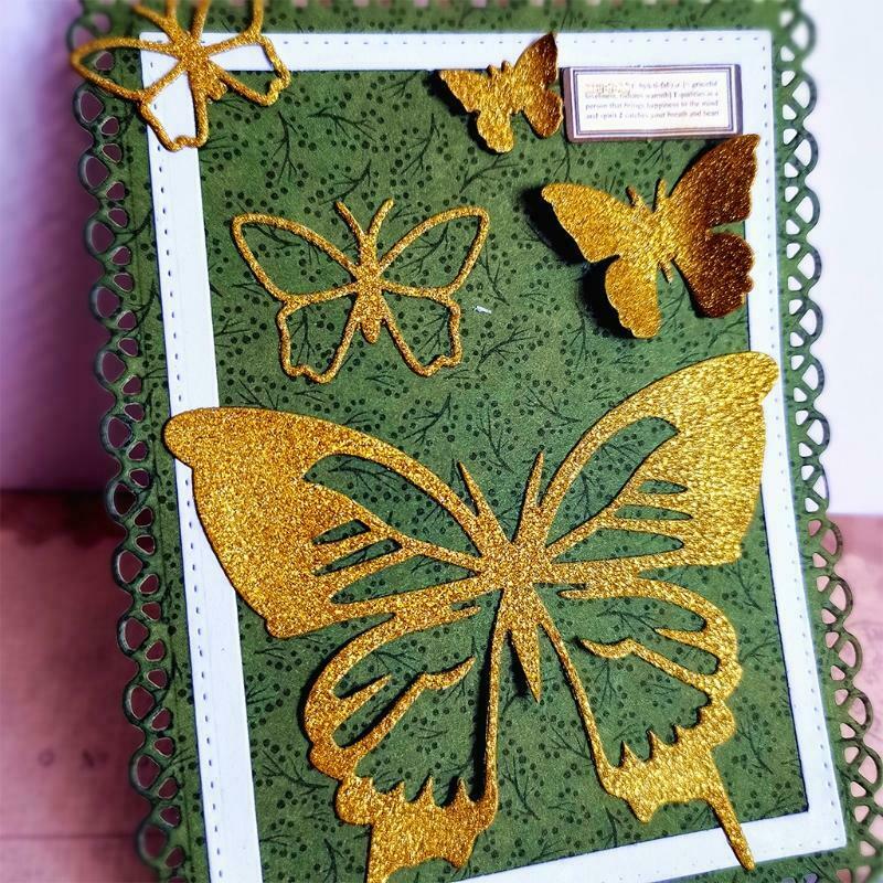 Butterflies Metal Cutting Dies Stencil DIY Scrapbook Album Paper Card Template