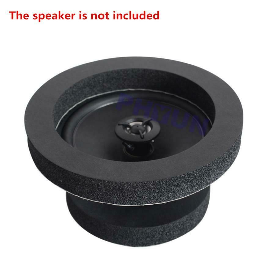 4 Pcs 6.5 in Rubber Foam Car Speakers Soundproof Cotton Rings Beautify the Sound