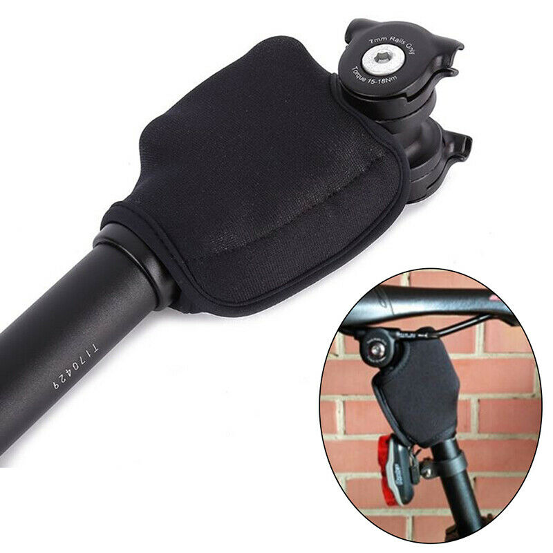 Generic Seatpost Cover Suspension Black Finger Guard Seatpost Protective .l8