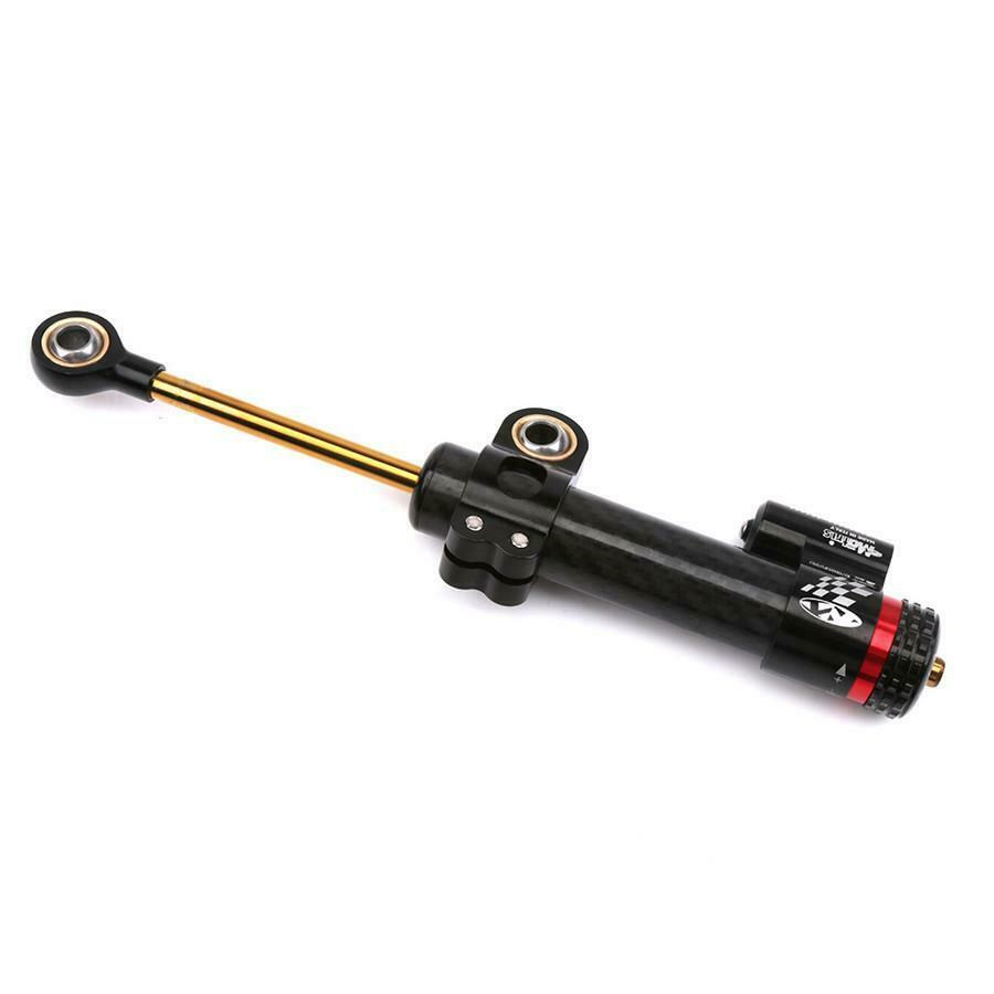9.8 inch Motorcycle Carbon Fiber Universal Aluminum Steering Damper Stabilizer