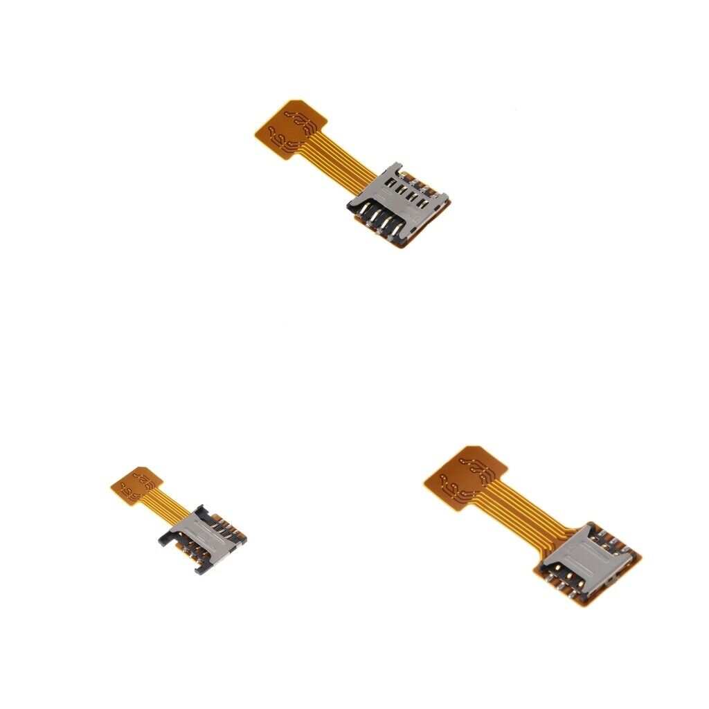External Dual Micro SIM-Card Card Card Adapter Extender Slot Cellphone