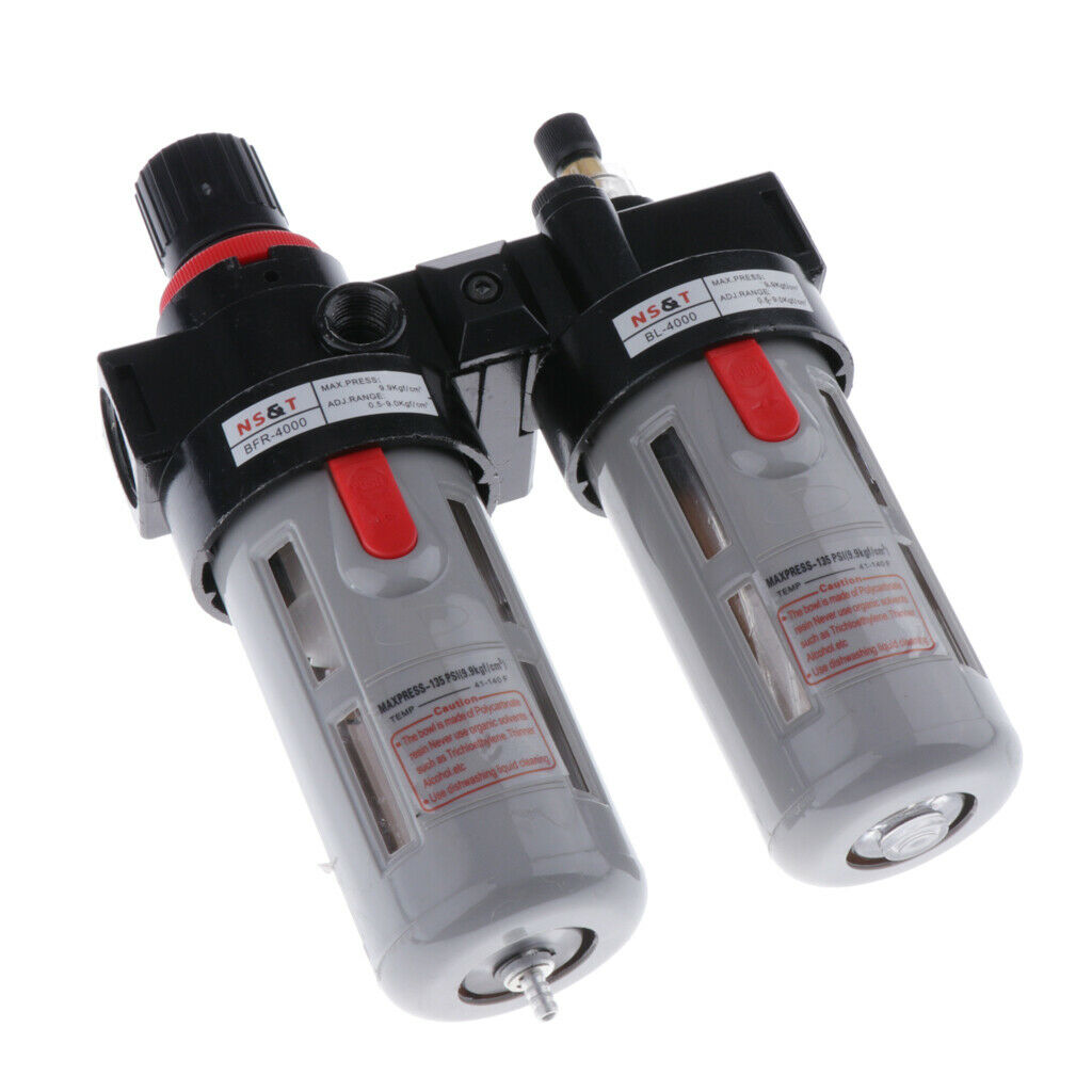 BFC4000 Pneumatic Air Compressor Source Treatment Air Pressure Regulator 1/2