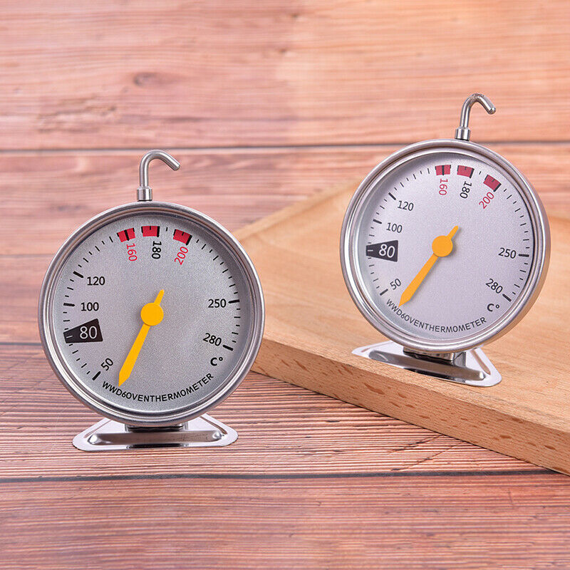 1PCS Kitchen Thermometer Stainless Steel Dial Cooking Oven Thermometer KitchBDA