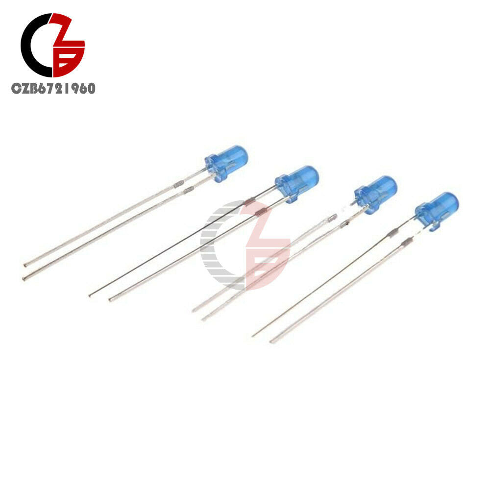 500Pcs LED 3MM BLUE COLOR BLUE LIGHT Super Bright