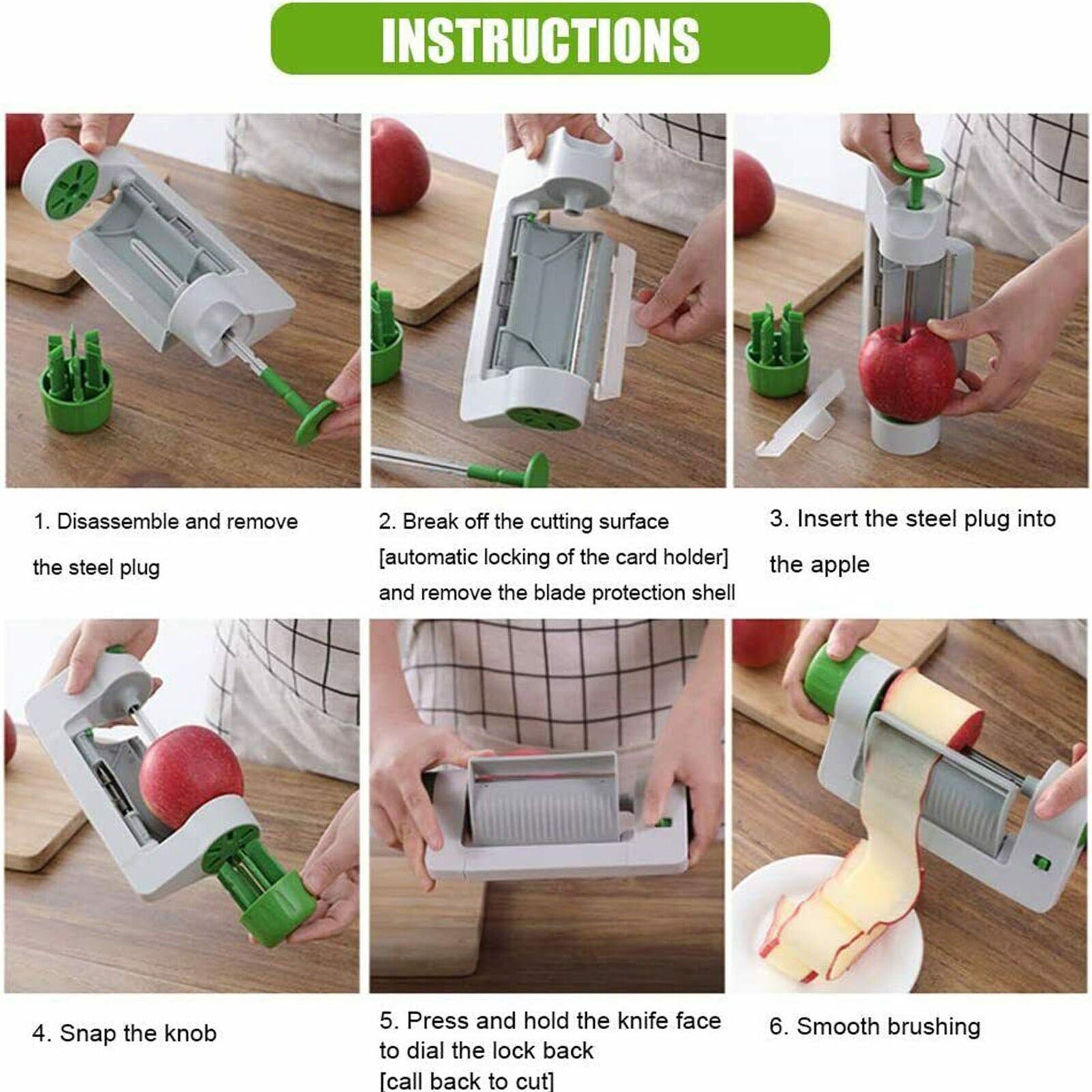 Multifunction Slicer Peeler Veggie Sheet Fruit Vegetables Cutter Spiralizer