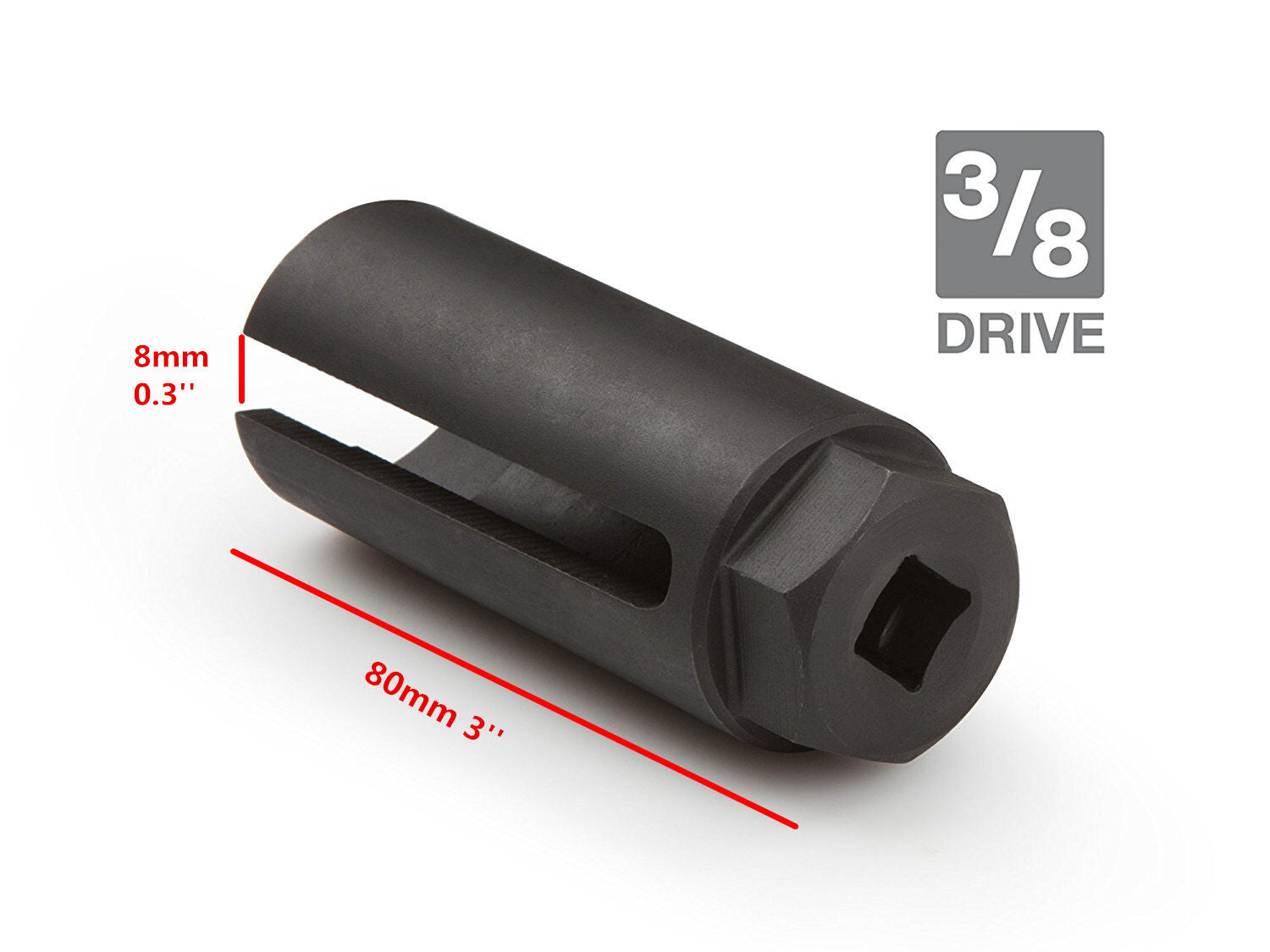 7/8'' 22mm Car Oxygen Sensor Socket O2 Removal Hand Tool 3/8'' Drive Autos Truck
