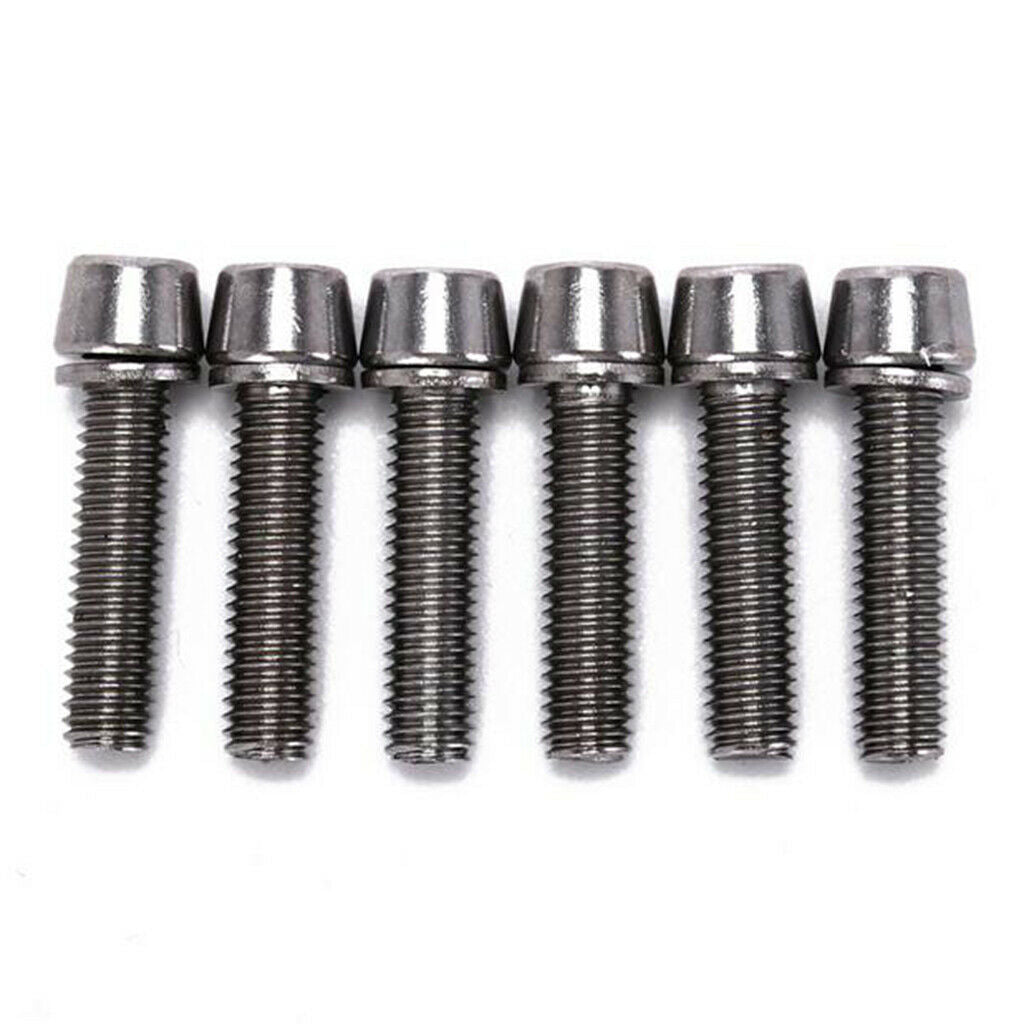 10pcs Bike Stem Screw Bicycle Bolts M5/M6x20mm Road Mountain Bike Bolt M5