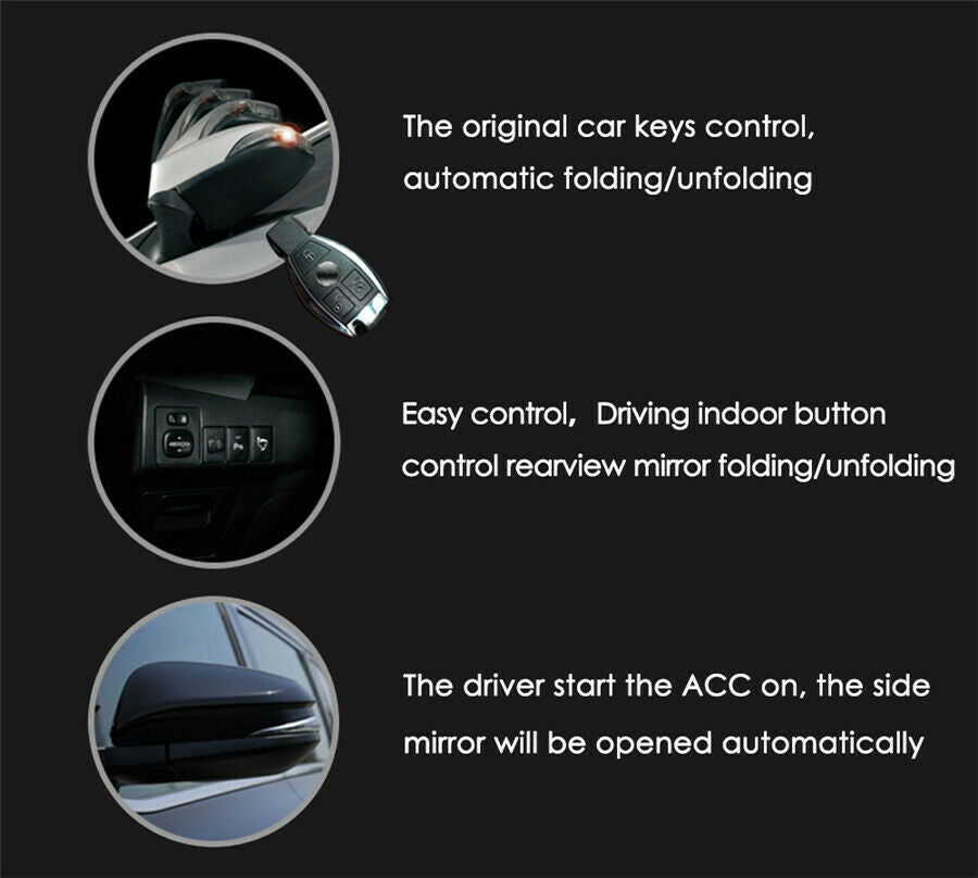 Smart Car Vehicle Side Mirror Auto Folding/Unfoloding System Controller Module