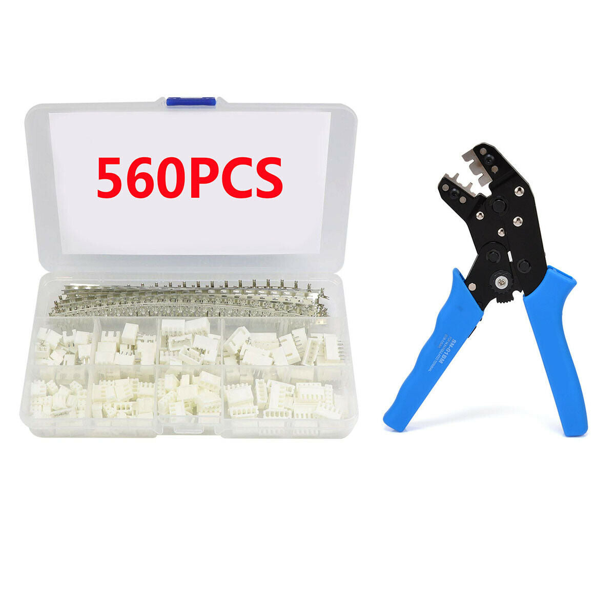 560* Dupont Wire Jumper Pin Header Connector + SN01BM Terminal Crimping Plier