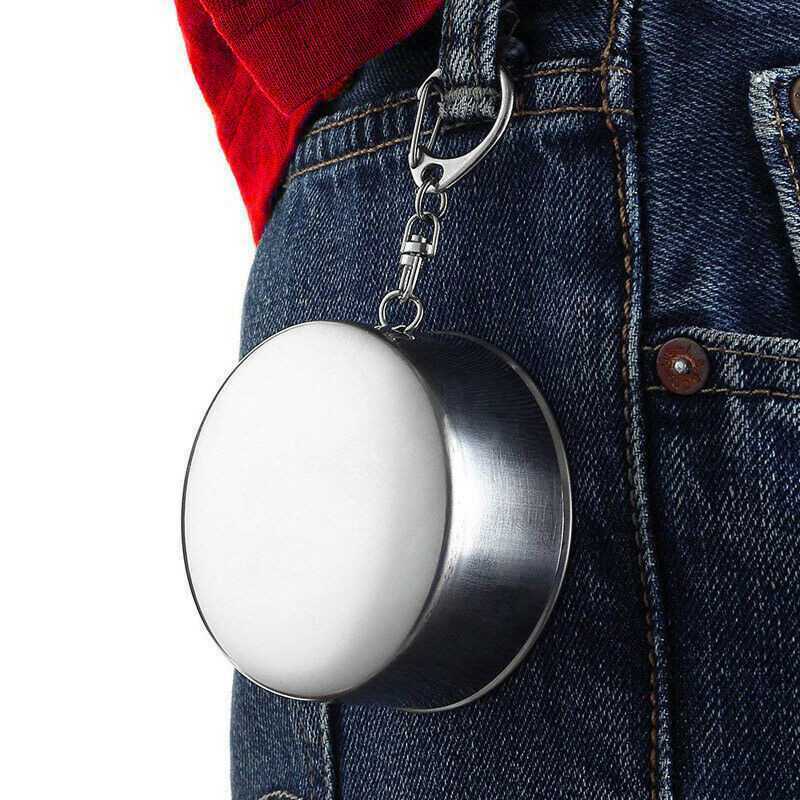 75ML Mini Mug Collapsible Cup Folding Stainless Steel Camping Telescopic