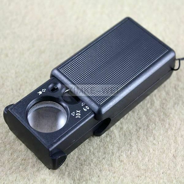 Jeweler Loupe twin Glass lens LED Magnifying Magnifier NEW