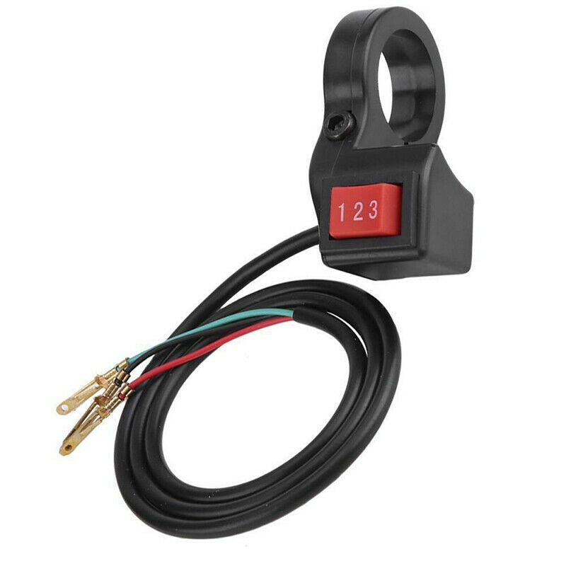 22mm 7/8in Handlebar Electric 3 Speed Module Switch For Motorcycle E-Bike.l8