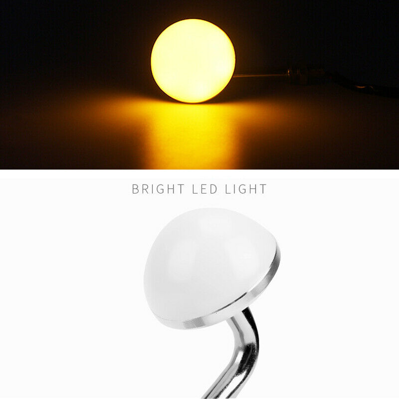 Motoorcycle Bikes LED Amber Lamp Rear Turn Signal Brake Light Decorate Indicator