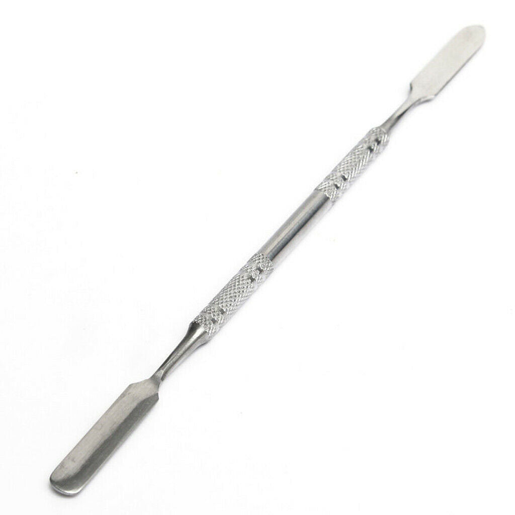 Stainless Makeup Mixing Palette Spatula + 50Pieces Disposable Eyelash Wands