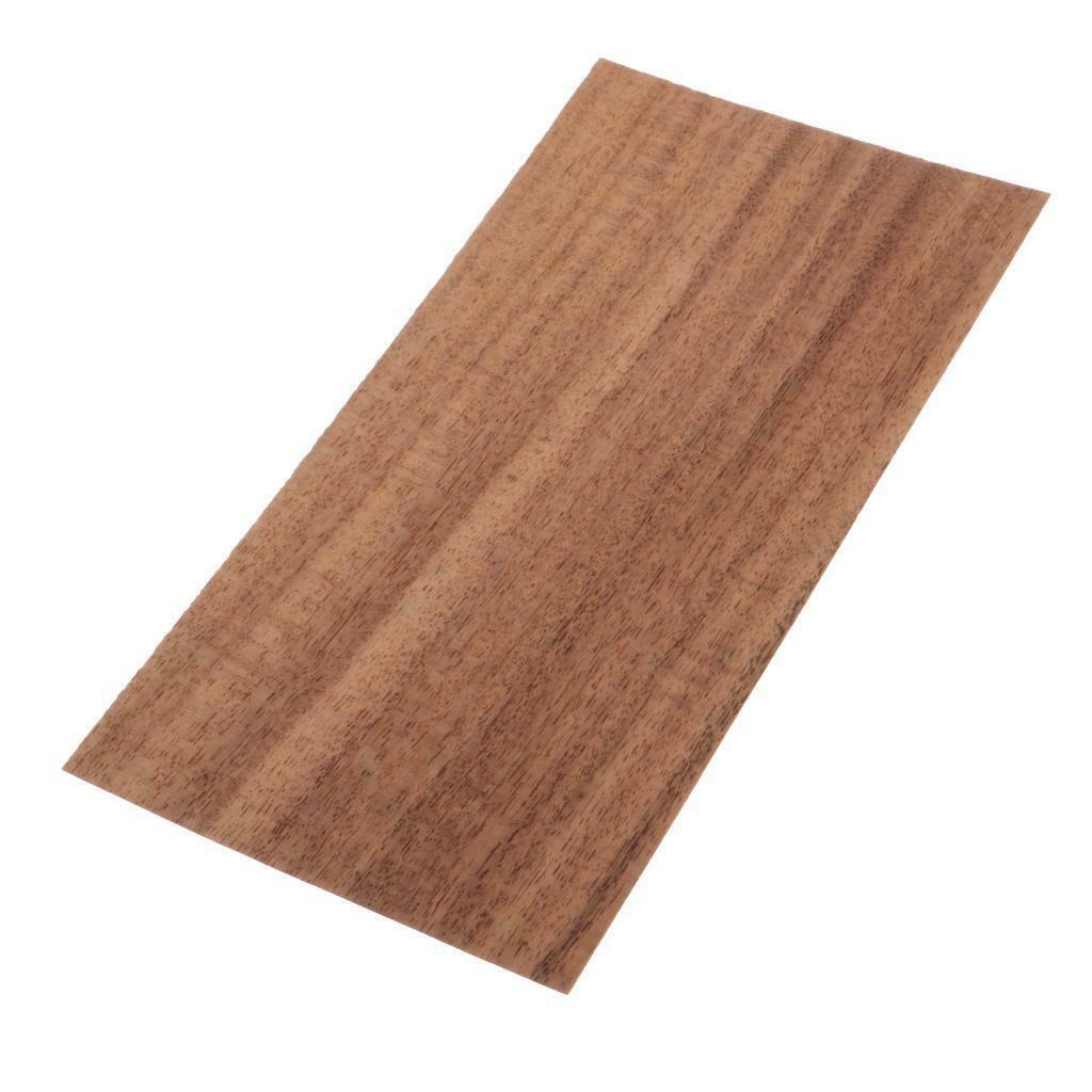 5pcs Classic Guitar Wood Head Veneer Shell Sheet for Decor Parts Acacia
