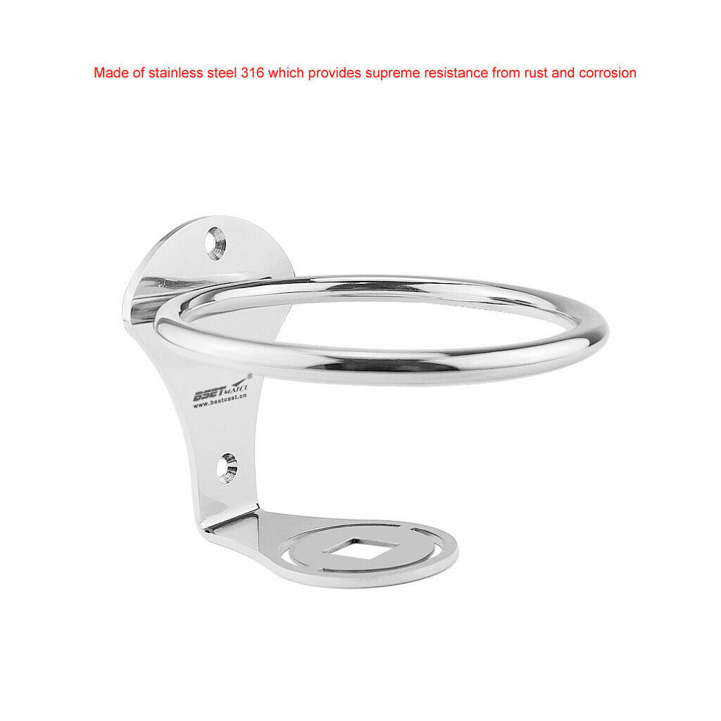 Marine Cup Drink Holder 316 Stainless Steel Car Bottle Holder Lightweight