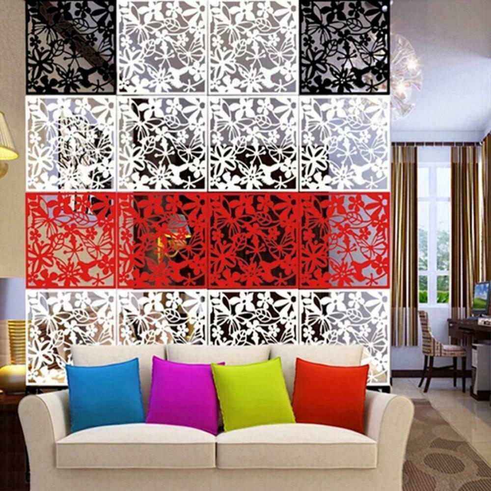 Butterfly Flower 4x Screen Hanging Curtain White Curtain