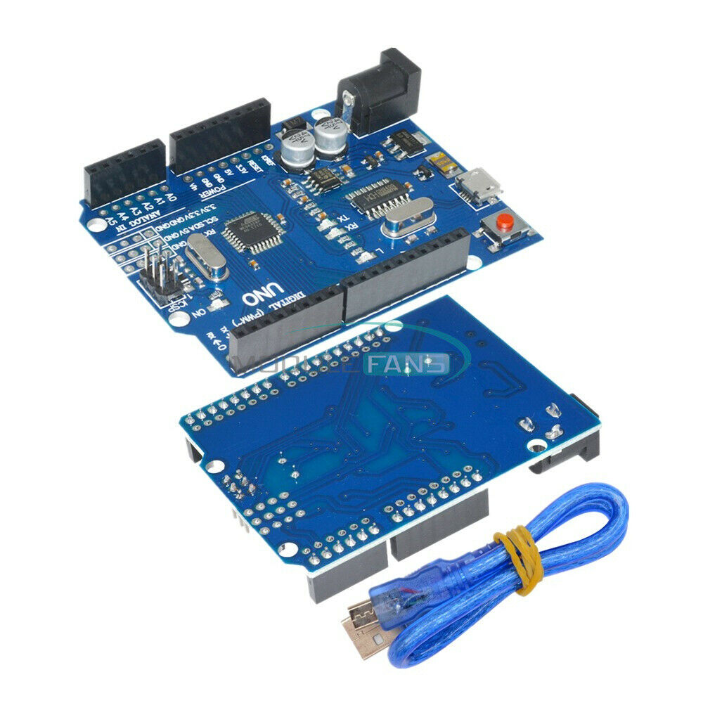 Latest Version UNO R3 ATMEGA328P-16AU CH340G With Micro USB Cable