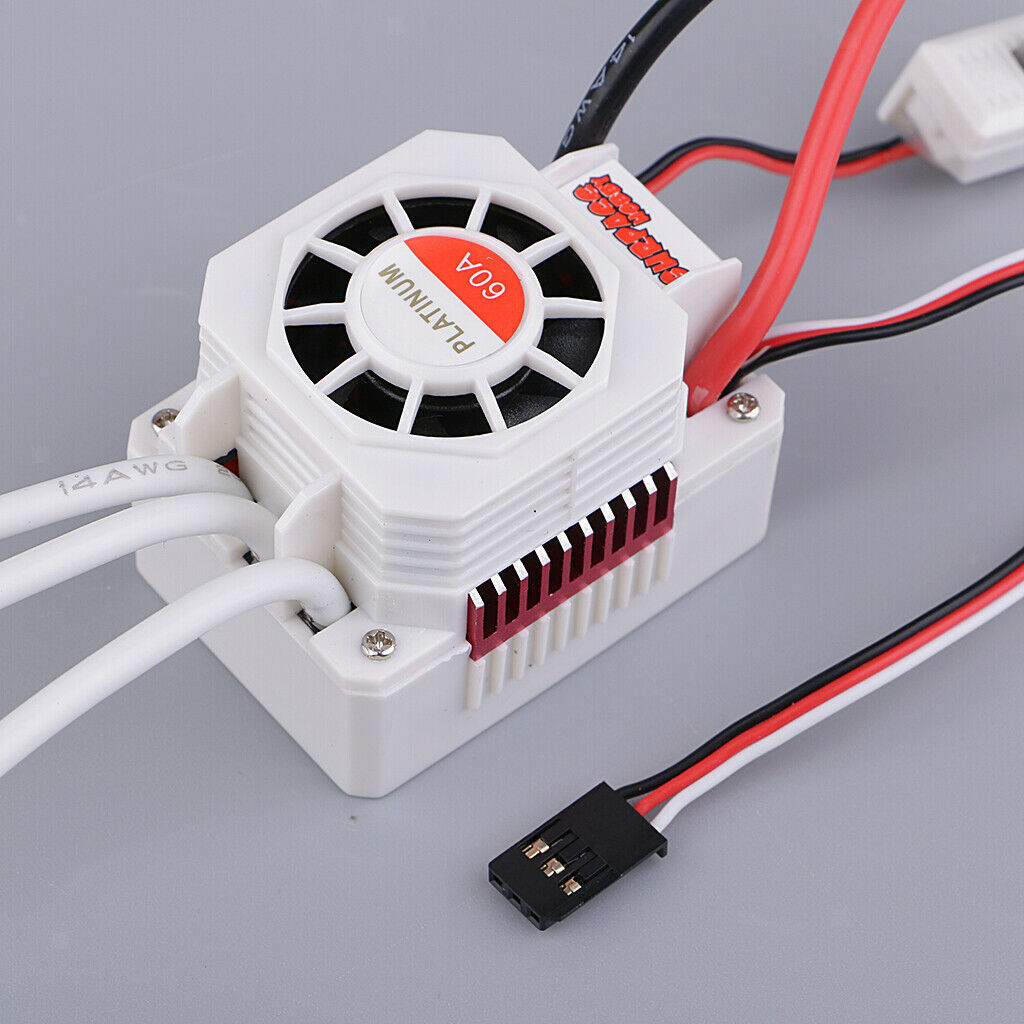 60A 2-3S RC Brushless Electronic Speed Controller ESC for 1:10 RC Car Parts