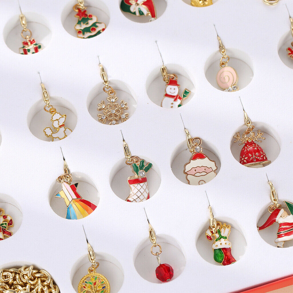 Christmas Pendant Charm Christmas Calendar Diy Scrapbooking for Kids Gifts