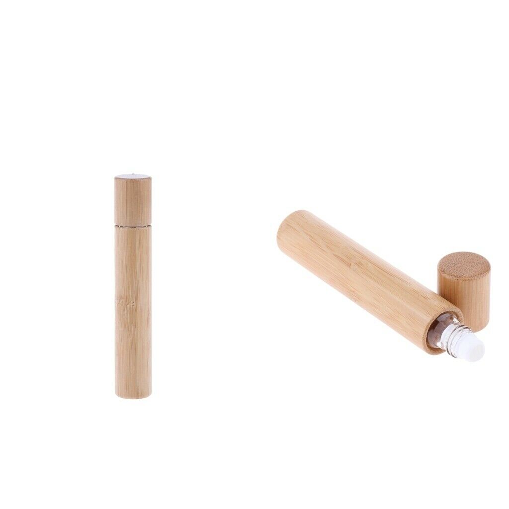 Glass Roller Bottles - 2 Pcs - Empty Refillable Perfume Roll on Bottles - for