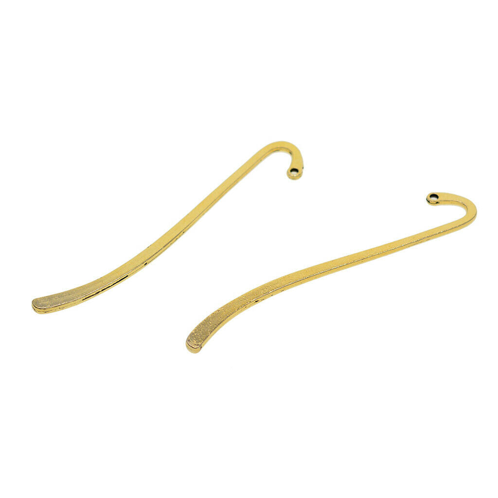 80pcs Retro Metal Bookmarks Flat Hook Craft For Gift Present Souvenirs Gifts