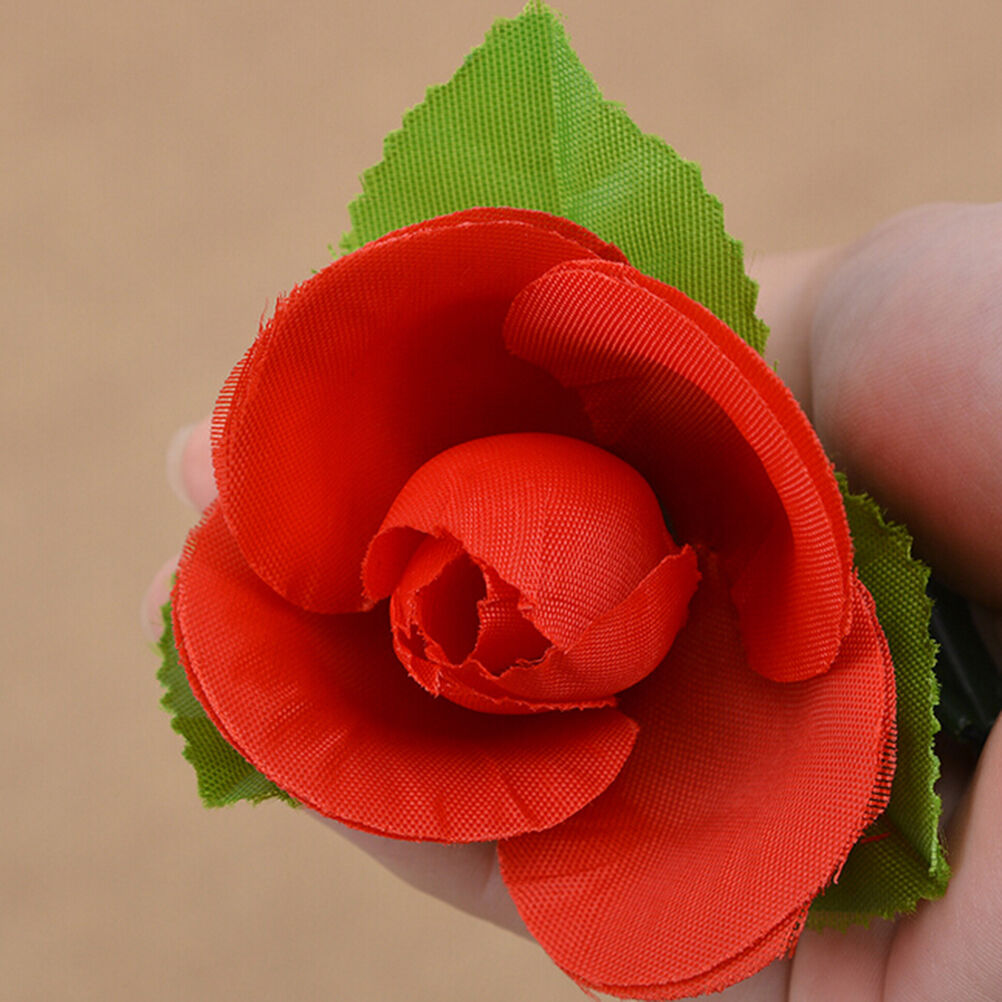 Folding Red Rose Magic Tricks Props Toys Romantic Surprise To Your Love.l8