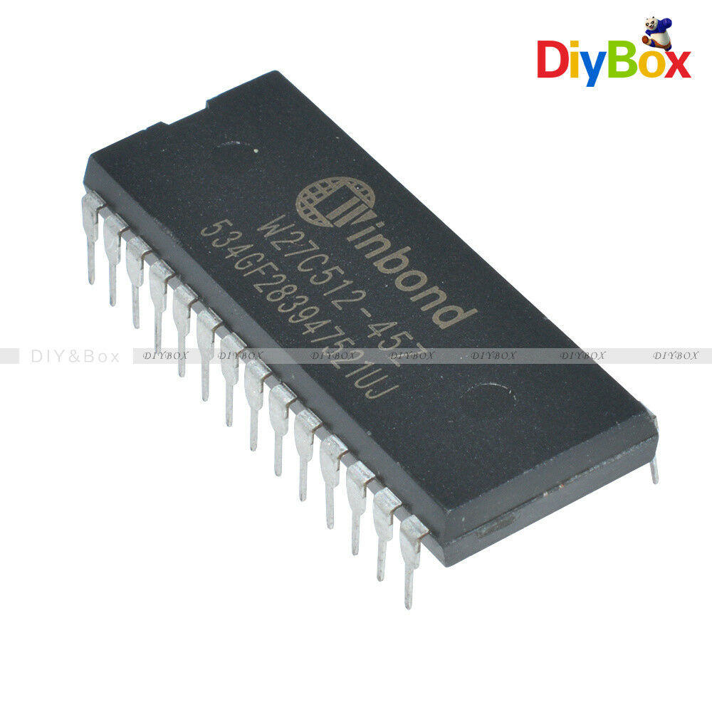 10PCS W27C512 W27C512-45Z DIP IC EEPROM 512KBIT 45NS Winbond Eeproms