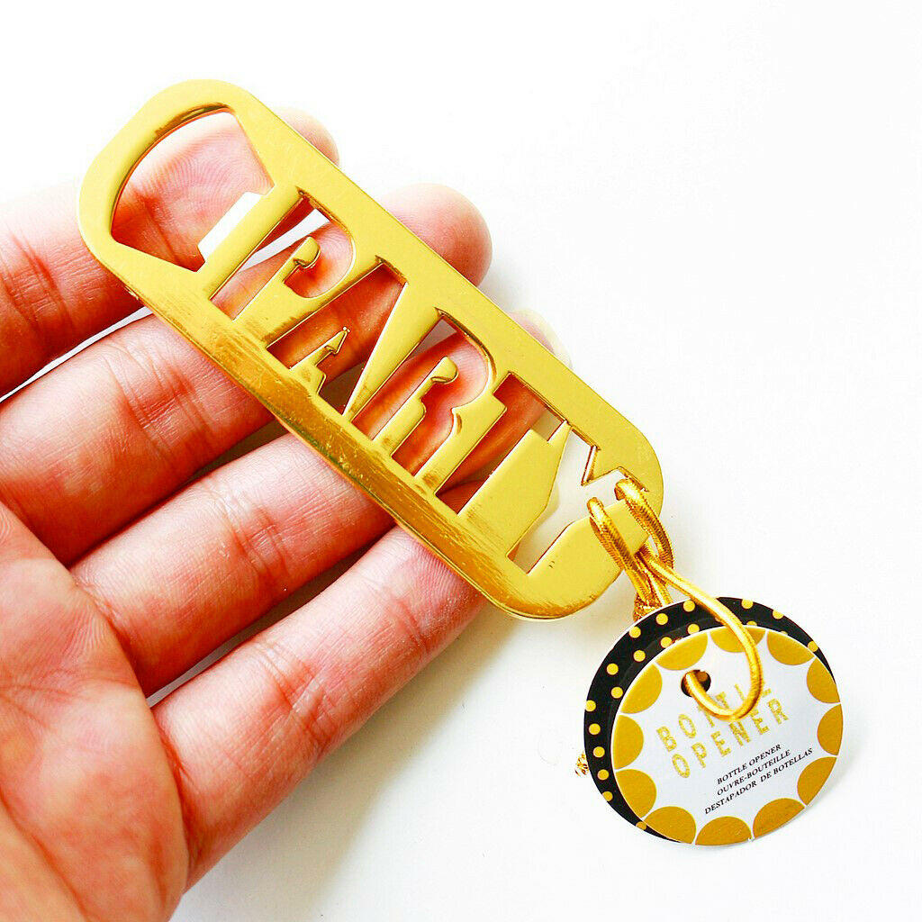 Golden Practical Wine Beer Bottle Opener Wedding Party Set Gift