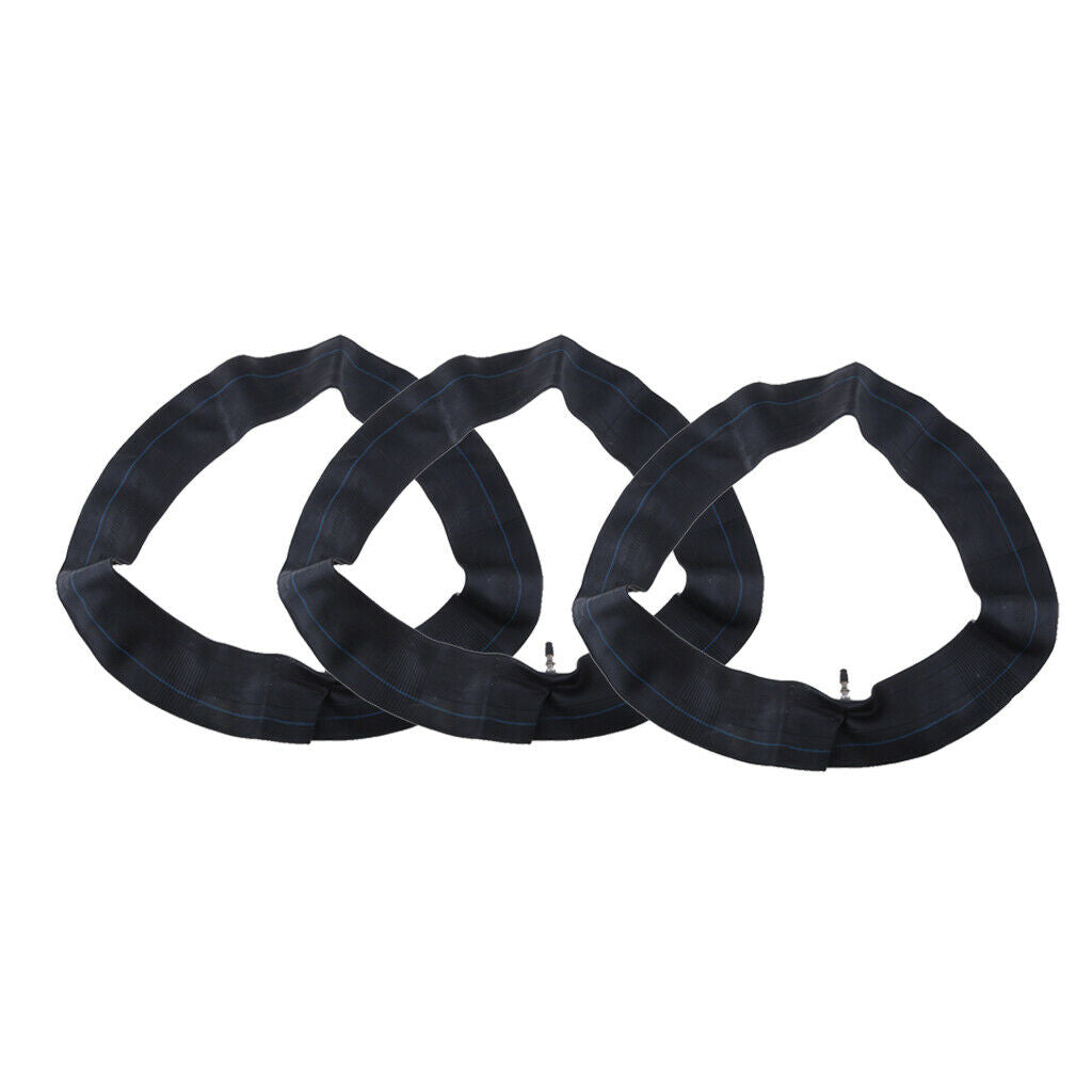 3pcs Black 14 Inch 90/100-14 Rear Wheel Inner Tube Motorcycle Tires Parts