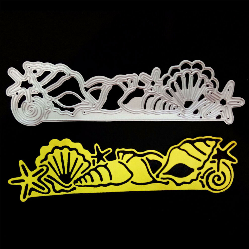 Shell Conch Lace Metal Cutting Dies Stencil for DIY Scrapbooking Album Car.l8