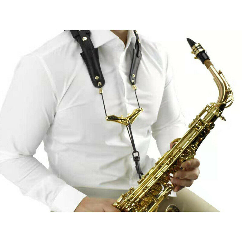 Premium Saxophone Shoulder Strap Alto / Tenor / Soprano Sax Strap Holder Set