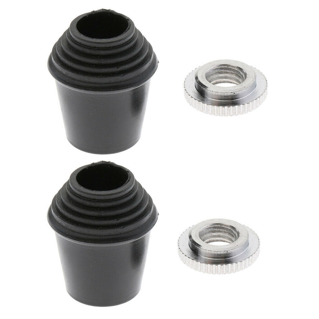 2x 0.33" Feet for Floor Tom-Tom Bass Leg Feet Instrument for Drummer Player