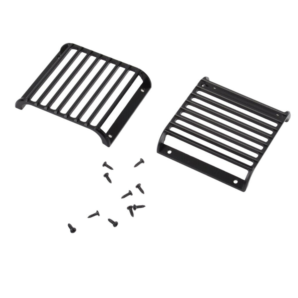 2pcs RC Car Headlight Grille Front Lamp Guard for 1/10  TRX4 Crawler