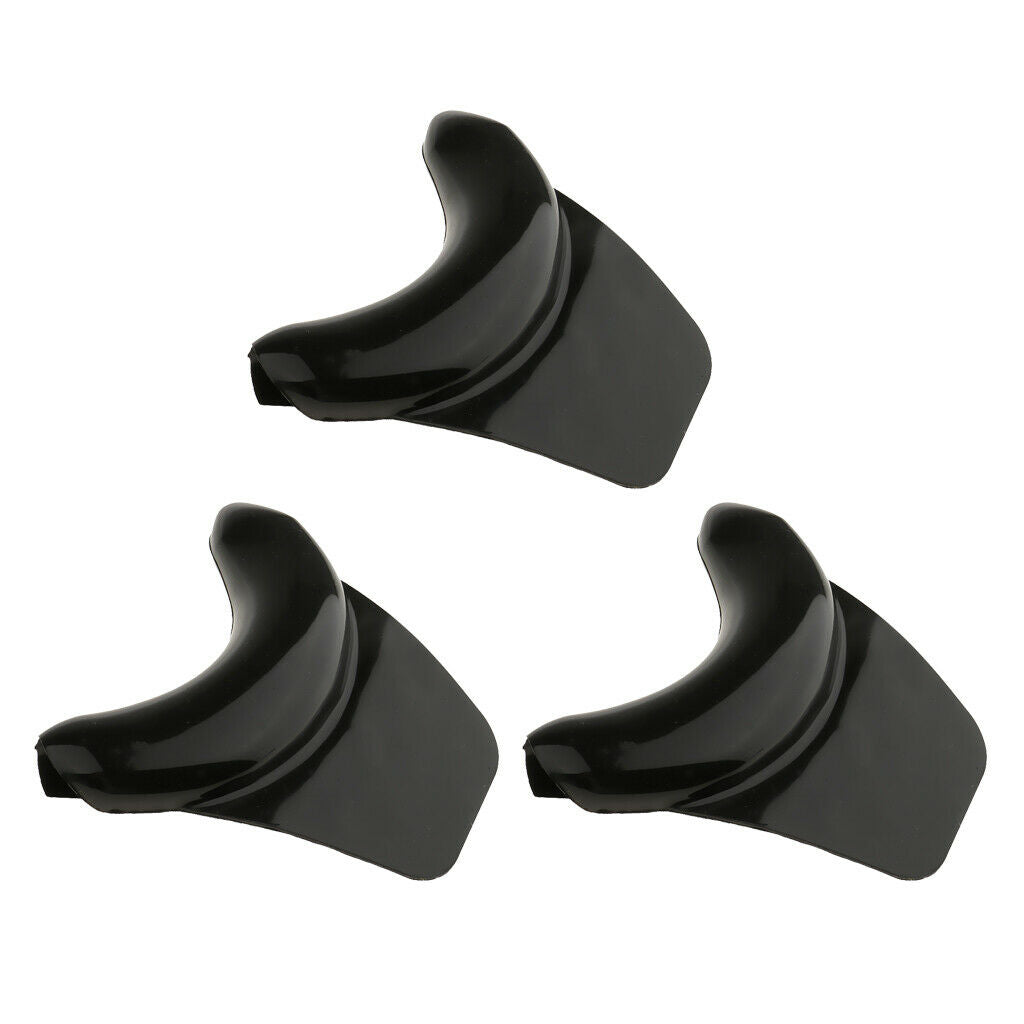3x Neck Rest Cushion Salon Neck Pillow Black Backwash Comfortable 17x17x4cm