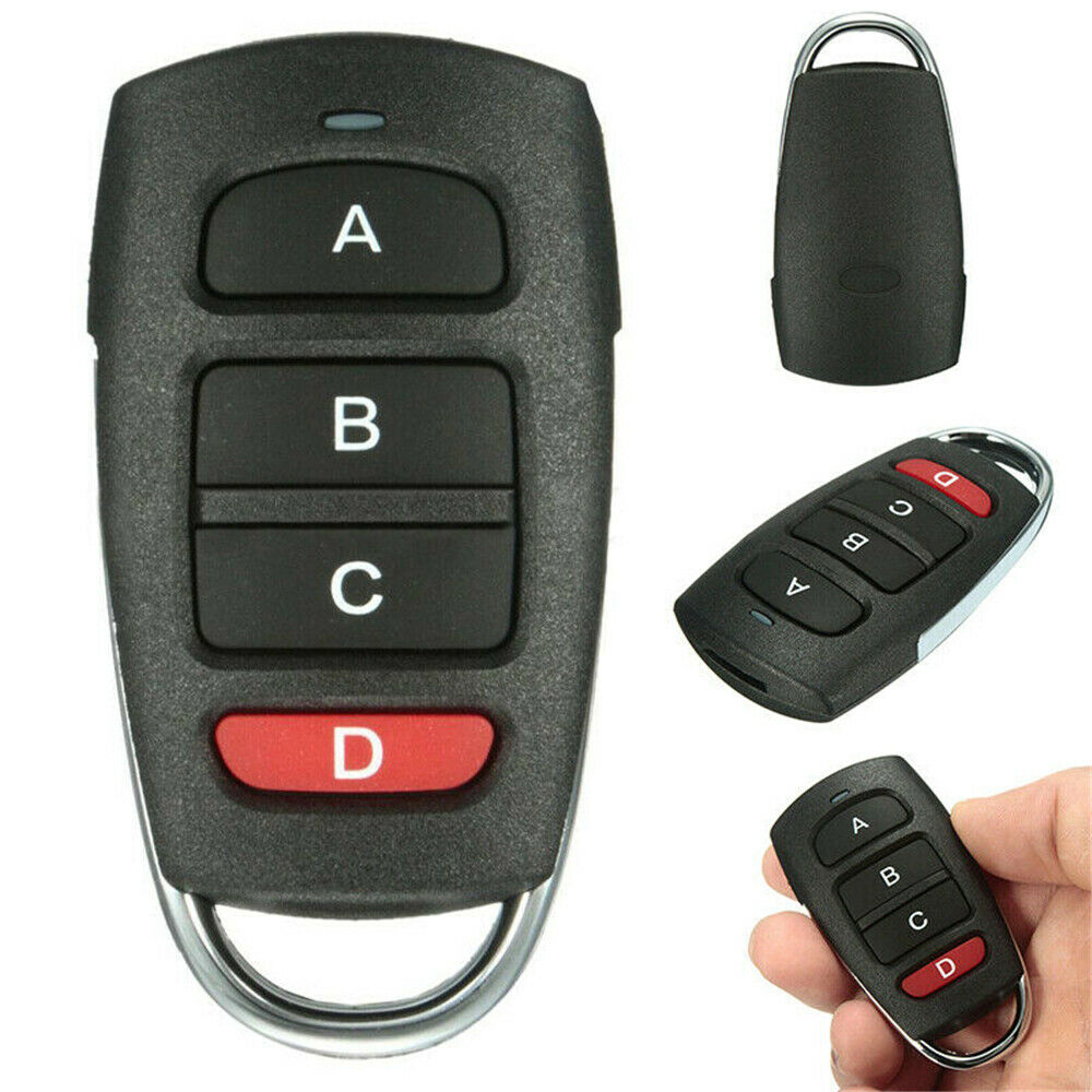 Universal 4 channel clone garage door remote key chain 433mhz remote