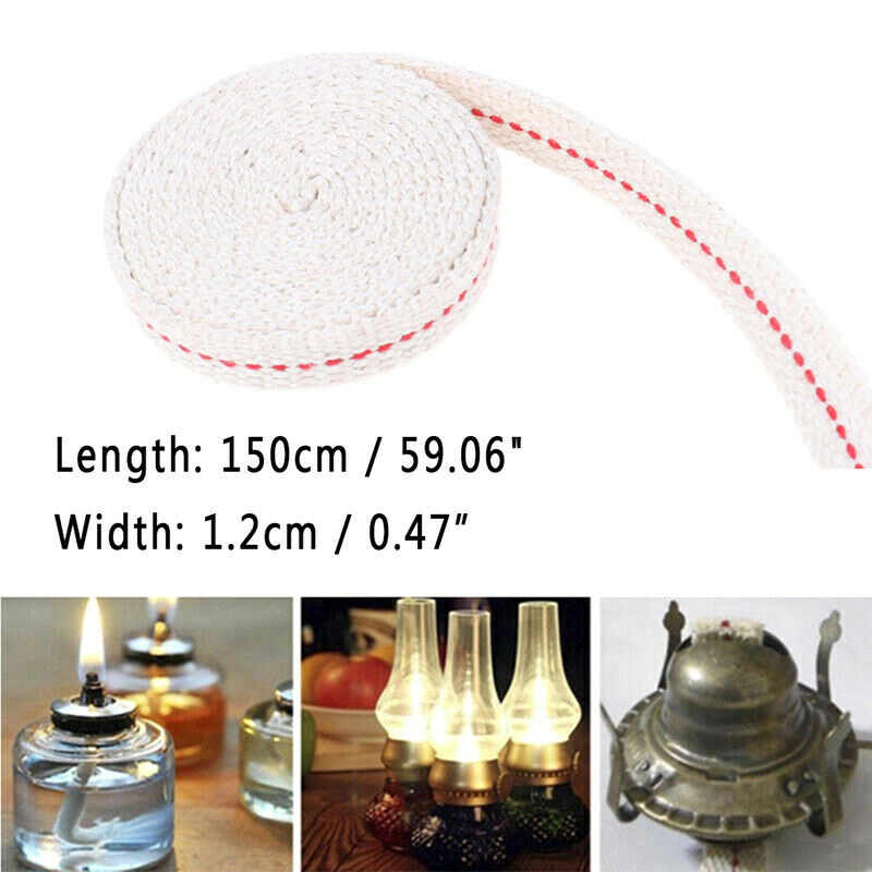Flat Cotton Oil Lamp Wick Roll For Oil Lamps and Lanter.l8