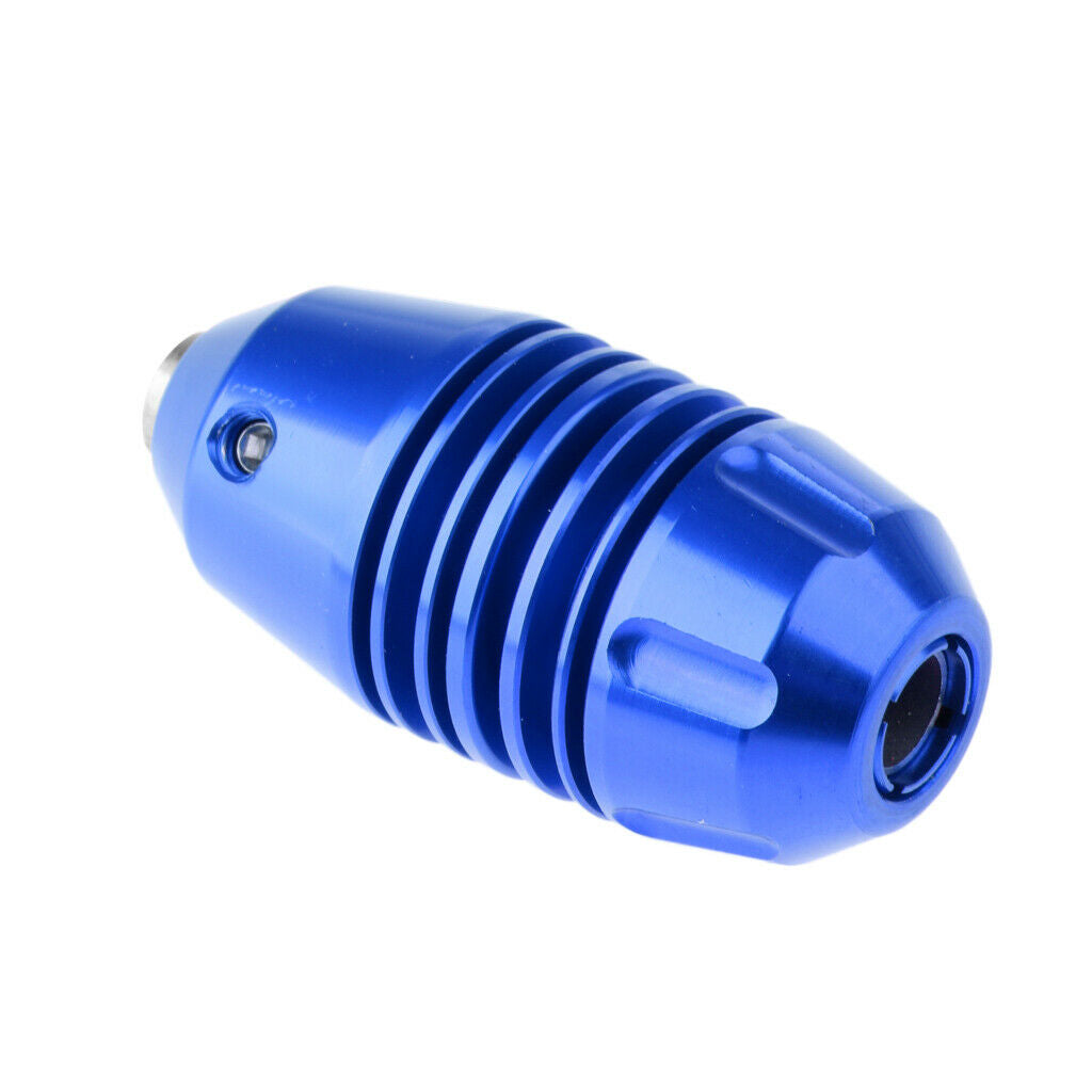 Aluminium Alloy Tattoo Machine Handle Grips Tip Tattoo Supply Tools Blue