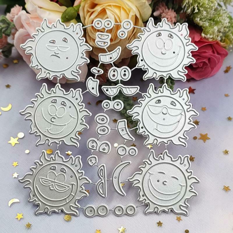 Sun Metal Cutting Dies Stencil Scrapbooking DIY Album Stamp Paper Card Embossing