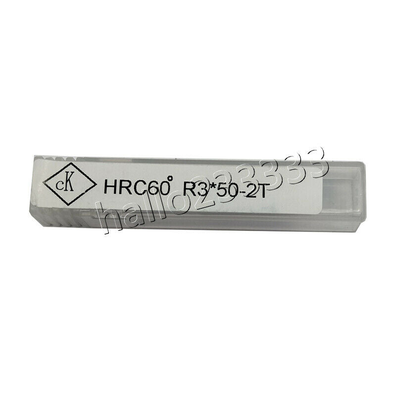 HRC60° φ3 ×50 2Flute 3mm Carbide End Mill Bits Milling Cutter 50mm length