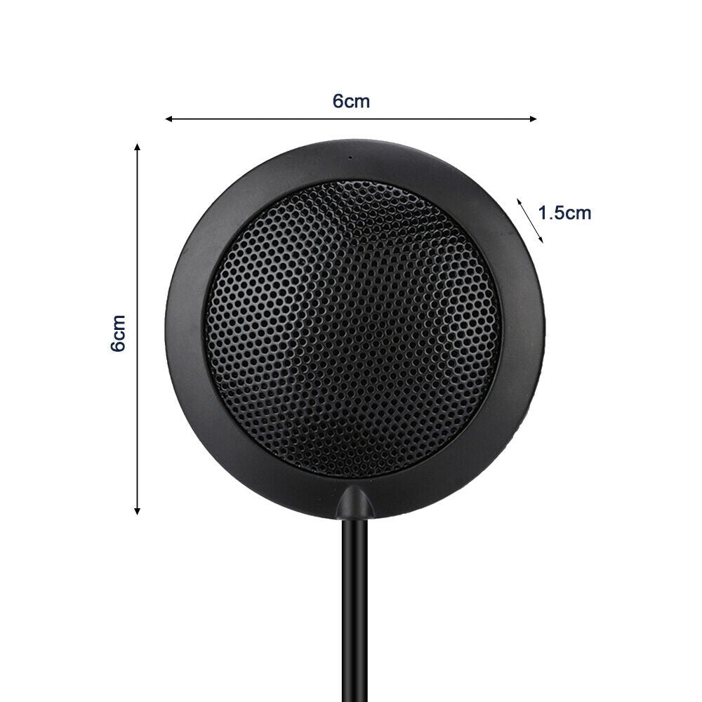 M2 Wired USB Microphone for Laptop PC Computer MSN Skype Desktop Gaming Black